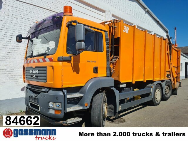 MAN TGA 28.320 6X2-4 BL, Lenkachse, Schörling - Prügiauto: pilt 1 MAN TGA 28.320 6X2-4 BL, Lenkachse, Schörling - Prügiauto: pilt 1