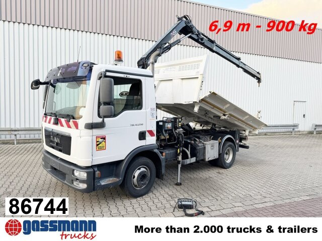 MAN TGL 12.250/340 4X2 BB, Bordmatik, Kran Hiab 066 - Kallurauto, Kraanaga veoauto: pilt 1 MAN TGL 12.250/340 4X2 BB, Bordmatik, Kran Hiab 066 - Kallurauto, Kraanaga veoauto: pilt 1