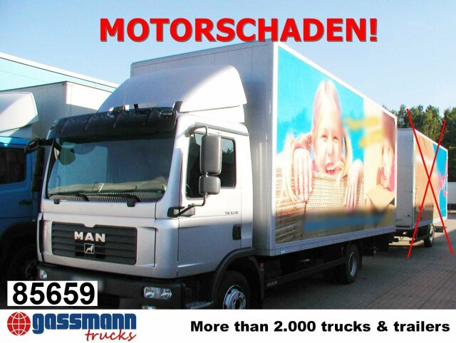 MAN TGL 8.210 4X2 BL mit LBW MBB, MOTORSCHADEN! - Kasti veoauto: pilt 1 MAN TGL 8.210 4X2 BL mit LBW MBB, MOTORSCHADEN! - Kasti veoauto: pilt 1