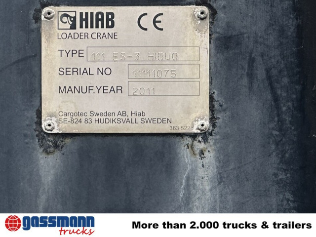 MAN TGM 18.290 4x2 LL, EEV, Kran Hiab XS 111 ES-3 - Kallurauto, Kraanaga veoauto: pilt 2 MAN TGM 18.290 4x2 LL, EEV, Kran Hiab XS 111 ES-3 - Kallurauto, Kraanaga veoauto: pilt 2