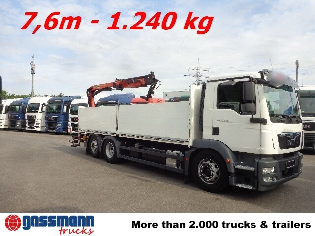 MAN TGM 26.340 6x2-4 LL,Lenk-Liftachse, Heckkran, - Madelveok/ Platvormveok, Kraanaga veoauto: pilt 5 MAN TGM 26.340 6x2-4 LL,Lenk-Liftachse, Heckkran, - Madelveok/ Platvormveok, Kraanaga veoauto: pilt 5