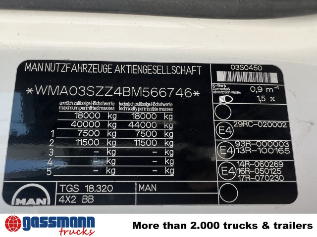 MAN TGS 18.320 4x2 BB, Tele-Absetzer - Nöörtõstukiga veoauto: pilt 5 MAN TGS 18.320 4x2 BB, Tele-Absetzer - Nöörtõstukiga veoauto: pilt 5