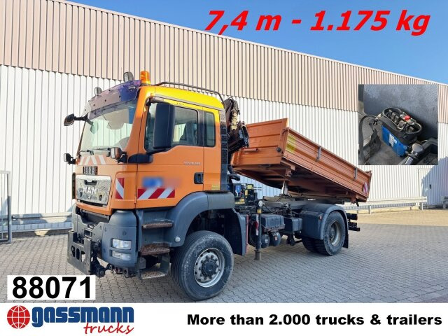 MAN TGS 18.320 4x4 BL, Wechselsystem, - Kallurauto, Kraanaga veoauto: pilt 1 MAN TGS 18.320 4x4 BL, Wechselsystem, - Kallurauto, Kraanaga veoauto: pilt 1