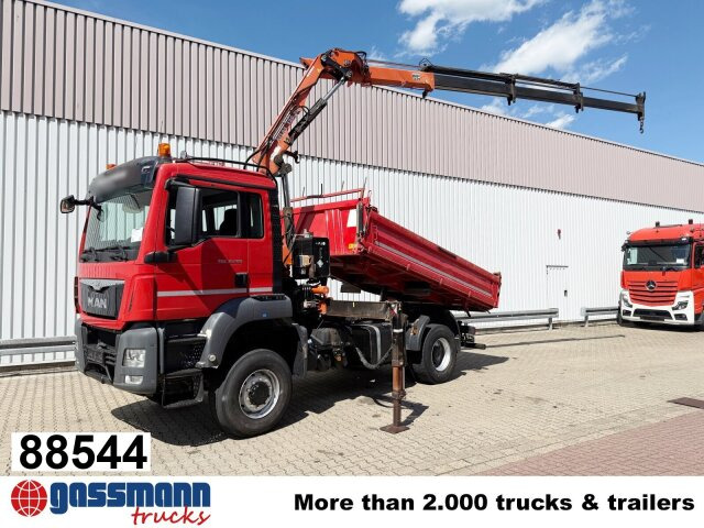 MAN TGS 18.400 4x4 BB, Navi, Kran Atlas 120.2E-A3L, - Kallurauto, Kraanaga veoauto: pilt 1 MAN TGS 18.400 4x4 BB, Navi, Kran Atlas 120.2E-A3L, - Kallurauto, Kraanaga veoauto: pilt 1