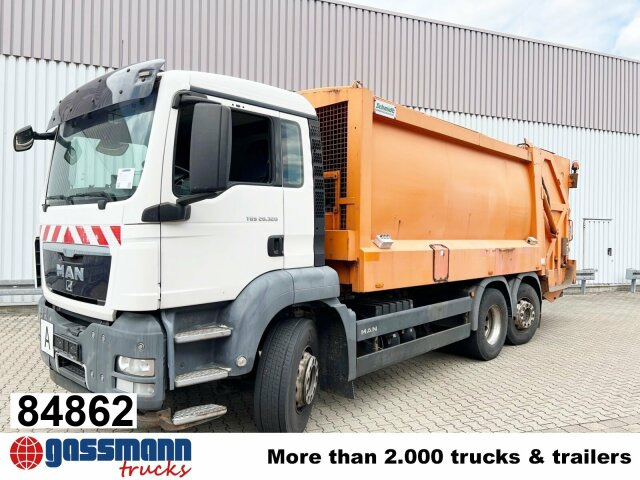 MAN TGS 26.320/400 6x2-4 BL, Lift-/Lenkachse, Heil - Prügiauto: pilt 1 MAN TGS 26.320/400 6x2-4 BL, Lift-/Lenkachse, Heil - Prügiauto: pilt 1
