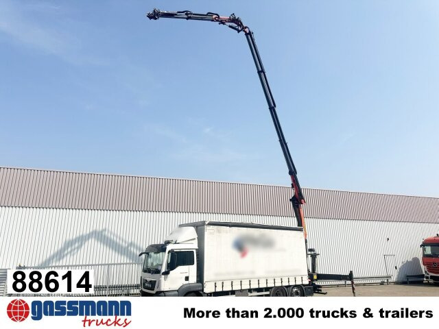 MAN TGS 26.400 6x2-4 LL, Lenk-/Lift, Edscha, - Madelveok/ Platvormveok, Kraanaga veoauto: pilt 1 MAN TGS 26.400 6x2-4 LL, Lenk-/Lift, Edscha, - Madelveok/ Platvormveok, Kraanaga veoauto: pilt 1