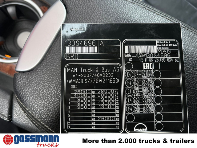 MAN TGS 26.480 6x4/45 BL, Klima, Intarder, Hyva - Konkstõstukiga veoauto: pilt 2 MAN TGS 26.480 6x4/45 BL, Klima, Intarder, Hyva - Konkstõstukiga veoauto: pilt 2