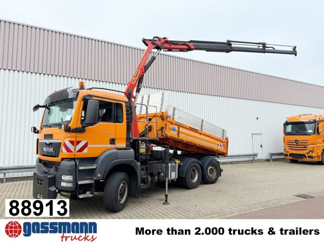 MAN TGS 28.400 6X4-4 BL, Lenk-/Lift, - Kallurauto, Kraanaga veoauto: pilt 1 MAN TGS 28.400 6X4-4 BL, Lenk-/Lift, - Kallurauto, Kraanaga veoauto: pilt 1
