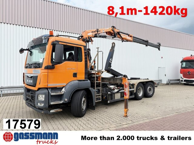 MAN TGS 28.440 6x2-4 BL, Lenk-/Liftachse, Kran Atlas - Konkstõstukiga veoauto, Kraanaga veoauto: pilt 1 MAN TGS 28.440 6x2-4 BL, Lenk-/Liftachse, Kran Atlas - Konkstõstukiga veoauto, Kraanaga veoauto: pilt 1