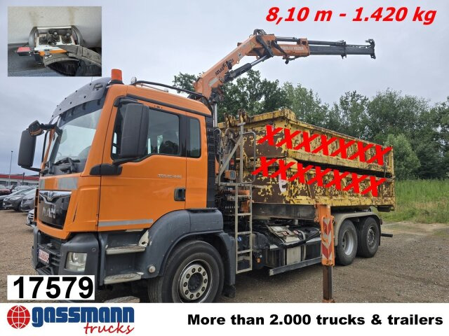 MAN TGS 28.440 BL/6x2/4, Atlas Kran VDL - Konkstõstukiga veoauto, Kraanaga veoauto: pilt 1 MAN TGS 28.440 BL/6x2/4, Atlas Kran VDL - Konkstõstukiga veoauto, Kraanaga veoauto: pilt 1