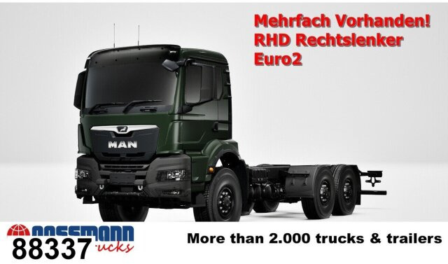 MAN TGS 33.440 6x6 BB CH RHD, Euro2, Rechtslenker, - Kabiinišassiiga veoauto: pilt 1 MAN TGS 33.440 6x6 BB CH RHD, Euro2, Rechtslenker, - Kabiinišassiiga veoauto: pilt 1