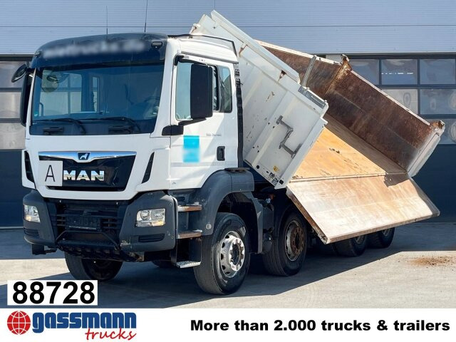 MAN TGS 35.460 8X4 BB, Meiller Bordmatik 13m³ - Kallurauto: pilt 1 MAN TGS 35.460 8X4 BB, Meiller Bordmatik 13m³ - Kallurauto: pilt 1