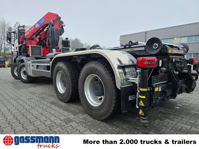 MAN TGS 35.480 8X4 BL, Intarder, Kran HMF 3220-K6, - Konkstõstukiga veoauto, Kraanaga veoauto: pilt 4 MAN TGS 35.480 8X4 BL, Intarder, Kran HMF 3220-K6, - Konkstõstukiga veoauto, Kraanaga veoauto: pilt 4