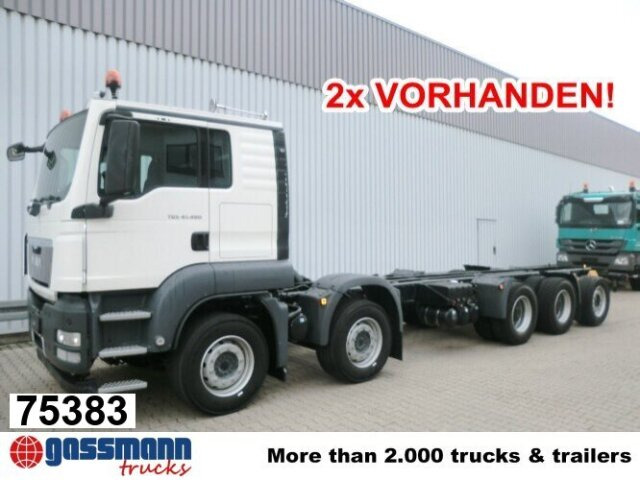 MAN TGS 50.480 BB 10x4, 2x VORHANDEN! - Kabiinišassiiga veoauto: pilt 1 MAN TGS 50.480 BB 10x4, 2x VORHANDEN! - Kabiinišassiiga veoauto: pilt 1