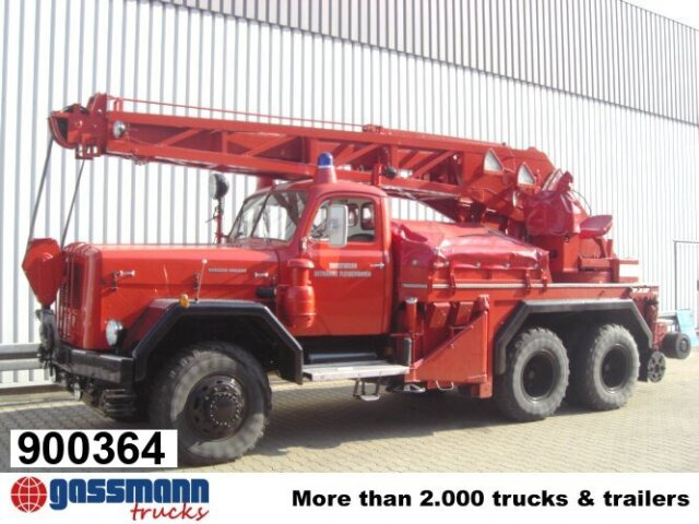 Magirus Deutz Magirus Uranus 250D 22 KW16 - Tuletõrjeauto, Kraanaga veoauto: pilt 1 Magirus Deutz Magirus Uranus 250D 22 KW16 - Tuletõrjeauto, Kraanaga veoauto: pilt 1