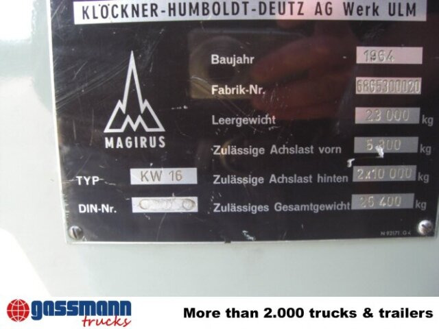 Magirus Deutz Magirus Uranus 250D 22 KW16 - Tuletõrjeauto, Kraanaga veoauto: pilt 4 Magirus Deutz Magirus Uranus 250D 22 KW16 - Tuletõrjeauto, Kraanaga veoauto: pilt 4