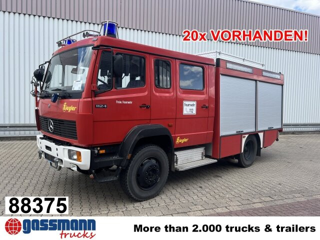 Mercedes-Benz 1124 AF 4x4 Doka, TLF 16/25, 2800l - Kiirabiauto: pilt 1 Mercedes-Benz 1124 AF 4x4 Doka, TLF 16/25, 2800l - Kiirabiauto: pilt 1