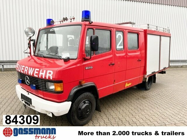 Mercedes-Benz 814 D 4x2 Doka, TLF 8 - Tuletõrjeauto: pilt 1 Mercedes-Benz 814 D 4x2 Doka, TLF 8 - Tuletõrjeauto: pilt 1