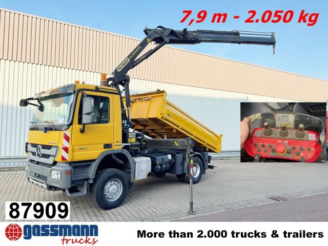 Mercedes-Benz Actros 1841 AK 4x4, EEV, Kran Palfinger - Kallurauto, Kraanaga veoauto: pilt 1 Mercedes-Benz Actros 1841 AK 4x4, EEV, Kran Palfinger - Kallurauto, Kraanaga veoauto: pilt 1