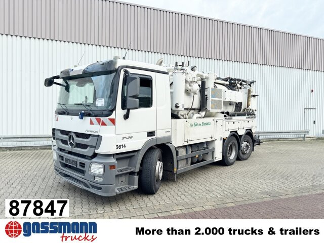 Mercedes-Benz Actros 2536 L 6x2, Müller Saug- und Spülwagen - Tänavapühkimismasin: pilt 1 Mercedes-Benz Actros 2536 L 6x2, Müller Saug- und Spülwagen - Tänavapühkimismasin: pilt 1