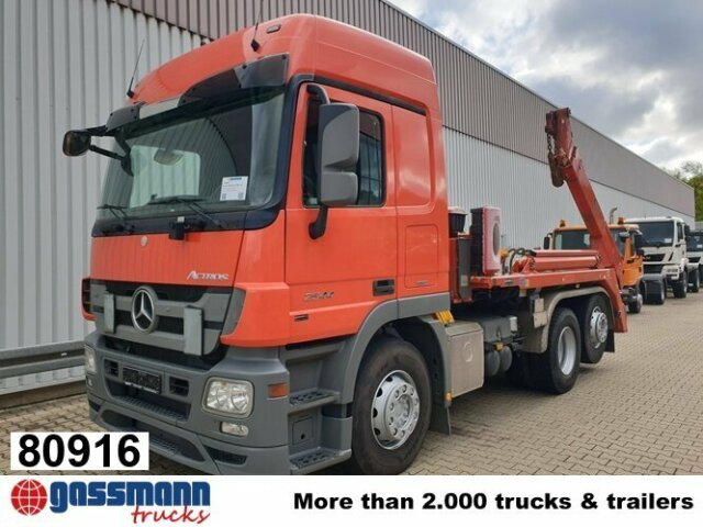 Mercedes-Benz Actros 2544 L 6x2, ADR, Retarder, Lenkachse - Nöörtõstukiga veoauto: pilt 1 Mercedes-Benz Actros 2544 L 6x2, ADR, Retarder, Lenkachse - Nöörtõstukiga veoauto: pilt 1