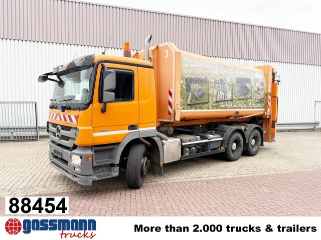 Mercedes-Benz Actros 2641/48 L 6x4, Seilabroller, Haller - Prügiauto: pilt 1 Mercedes-Benz Actros 2641/48 L 6x4, Seilabroller, Haller - Prügiauto: pilt 1
