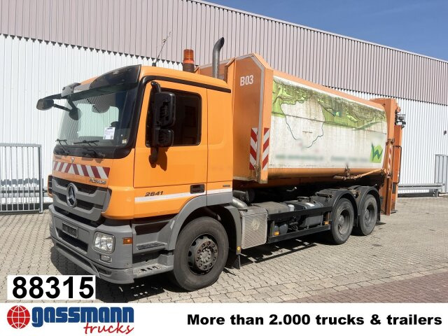 Mercedes-Benz Actros 2641/48 L 6x4, Seilabroller, Haller - Prügiauto: pilt 1 Mercedes-Benz Actros 2641/48 L 6x4, Seilabroller, Haller - Prügiauto: pilt 1