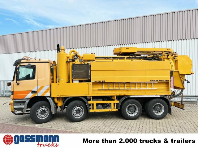 Mercedes-Benz Actros 3243 K 8x4/4, Müller Saug- und - Tänavapühkimismasin: pilt 3 Mercedes-Benz Actros 3243 K 8x4/4, Müller Saug- und - Tänavapühkimismasin: pilt 3