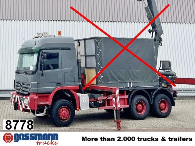 Mercedes-Benz Actros 3346 AK 6x6 - Kabiinišassiiga veoauto: pilt 1 Mercedes-Benz Actros 3346 AK 6x6 - Kabiinišassiiga veoauto: pilt 1