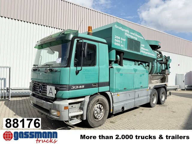 Mercedes-Benz Actros 3348 6x4, V8, Kroll Saug-/Spülwagen ca. - Tänavapühkimismasin: pilt 1 Mercedes-Benz Actros 3348 6x4, V8, Kroll Saug-/Spülwagen ca. - Tänavapühkimismasin: pilt 1