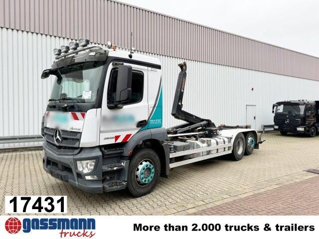 Mercedes-Benz Antos 2536/43 L 6x2, Liftachse, Hiab XR 21S61 - Konkstõstukiga veoauto: pilt 1 Mercedes-Benz Antos 2536/43 L 6x2, Liftachse, Hiab XR 21S61 - Konkstõstukiga veoauto: pilt 1