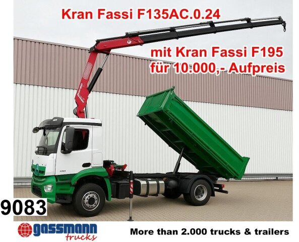 Mercedes-Benz Arocs 1840 K 4x2, MultimediaCockpit, - Kallurauto, Kraanaga veoauto: pilt 1 Mercedes-Benz Arocs 1840 K 4x2, MultimediaCockpit, - Kallurauto, Kraanaga veoauto: pilt 1