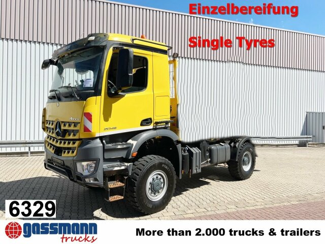 Mercedes-Benz Arocs 2045 AK 4x4, GROUNDER - Kabiinišassiiga veoauto: pilt 1 Mercedes-Benz Arocs 2045 AK 4x4, GROUNDER - Kabiinišassiiga veoauto: pilt 1