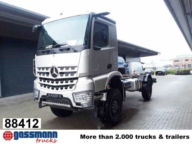 Mercedes-Benz Arocs 2053 A 4x4, Grounder, MirrorCam, - Kabiinišassiiga veoauto: pilt 1 Mercedes-Benz Arocs 2053 A 4x4, Grounder, MirrorCam, - Kabiinišassiiga veoauto: pilt 1