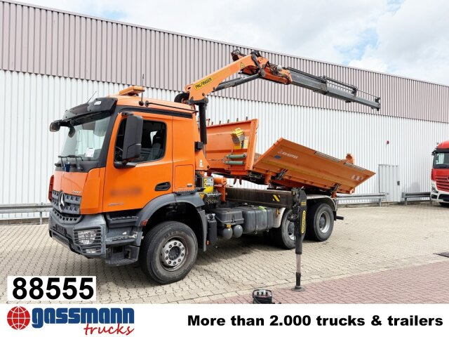 Mercedes-Benz Arocs 2643 K 6x4, Navi, Bordmatik, Kran - Kallurauto, Kraanaga veoauto: pilt 1 Mercedes-Benz Arocs 2643 K 6x4, Navi, Bordmatik, Kran - Kallurauto, Kraanaga veoauto: pilt 1