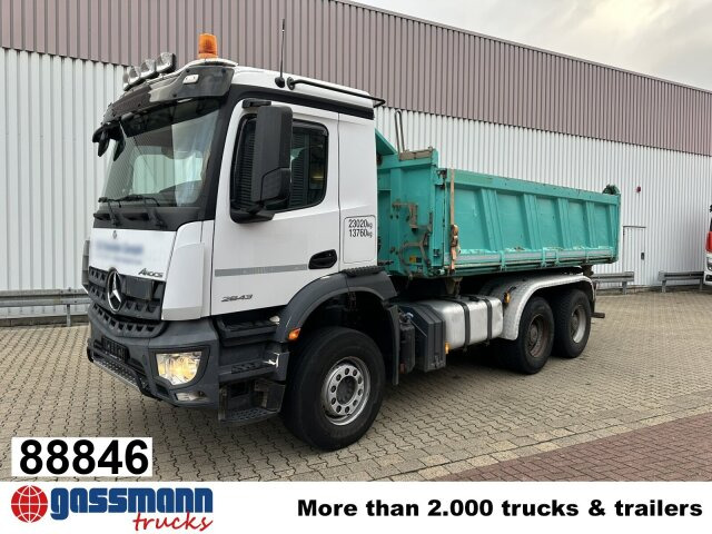 Mercedes-Benz Arocs 2643 K 6x4, Rollplane, Meiller - Kallurauto: pilt 1 Mercedes-Benz Arocs 2643 K 6x4, Rollplane, Meiller - Kallurauto: pilt 1
