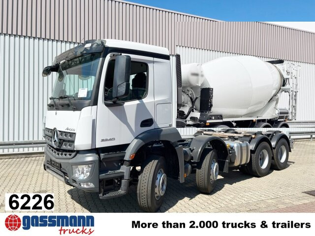 Mercedes-Benz Arocs 3240 8x4, 9/10m³ Mischer - Autobetoonisegisti: pilt 1 Mercedes-Benz Arocs 3240 8x4, 9/10m³ Mischer - Autobetoonisegisti: pilt 1