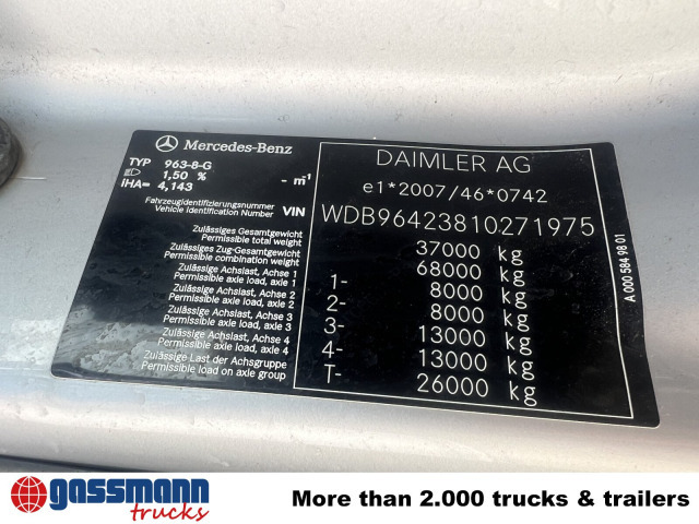 Mercedes-Benz Arocs 3251 LK 8x4/4, Retarder, Stahlmulde ca. - Kallur: pilt 3 Mercedes-Benz Arocs 3251 LK 8x4/4, Retarder, Stahlmulde ca. - Kallur: pilt 3