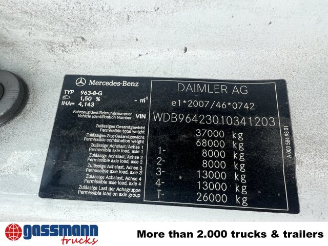 Mercedes-Benz Arocs 3253 K 8x4/4, Retarder, Stahlmulde ca. - Kallur: pilt 2 Mercedes-Benz Arocs 3253 K 8x4/4, Retarder, Stahlmulde ca. - Kallur: pilt 2