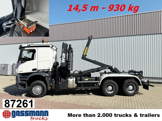 Mercedes-Benz Arocs 3351 AK 6x6, Retarder, Navi, Grounder, - Konkstõstukiga veoauto, Kraanaga veoauto: pilt 1 Mercedes-Benz Arocs 3351 AK 6x6, Retarder, Navi, Grounder, - Konkstõstukiga veoauto, Kraanaga veoauto: pilt 1
