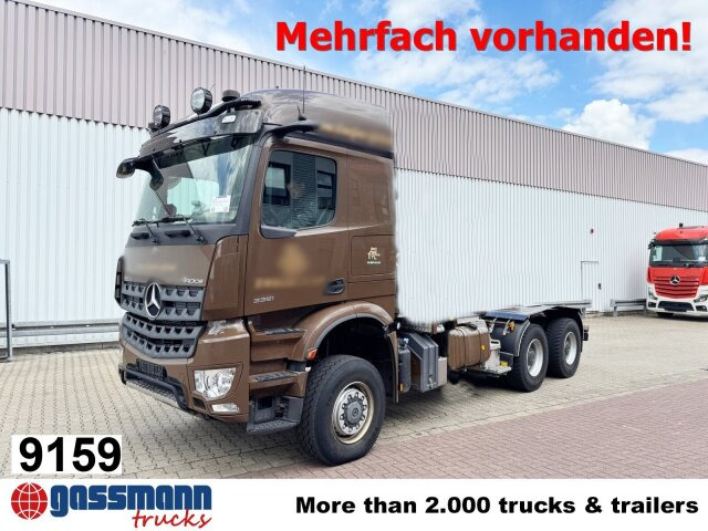 Mercedes-Benz Arocs 3351 LS 6x6, Grounder, MirrorCam, Navi - Kabiinišassiiga veoauto: pilt 1 Mercedes-Benz Arocs 3351 LS 6x6, Grounder, MirrorCam, Navi - Kabiinišassiiga veoauto: pilt 1