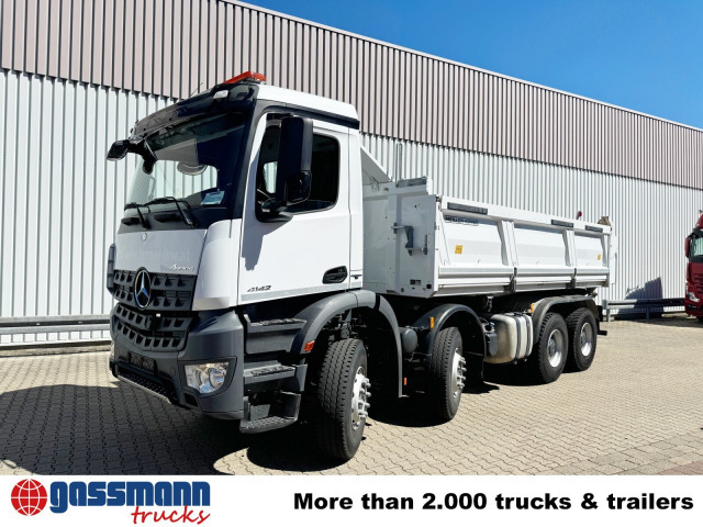 Mercedes-Benz Arocs 4142 K 8x4/4, Meiller Bordmatik links - Kallurauto: pilt 2 Mercedes-Benz Arocs 4142 K 8x4/4, Meiller Bordmatik links - Kallurauto: pilt 2