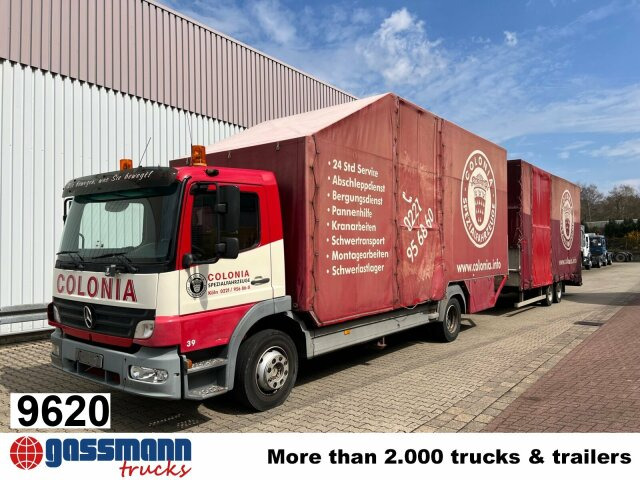 Mercedes-Benz Atego 1223 L 4x2, Kompl. Zug, Lift- & - Tent veoauto: pilt 1 Mercedes-Benz Atego 1223 L 4x2, Kompl. Zug, Lift- & - Tent veoauto: pilt 1