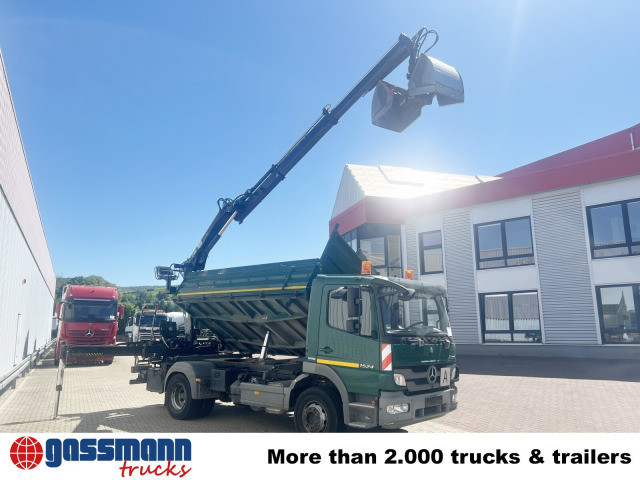 Kallurauto, Kraanaga veoauto Mercedes-Benz Atego 1624/27 4x2, Heckkran Hiab 099 BS-2 HiDuo,: pilt 9