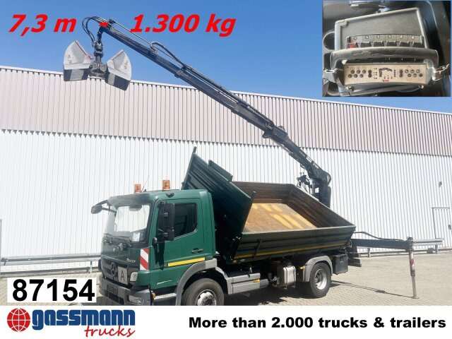 Mercedes-Benz Atego 1624/27 4x2, Heckkran Hiab 099 BS-2 HiDuo, - Kallurauto, Kraanaga veoauto: pilt 1 Mercedes-Benz Atego 1624/27 4x2, Heckkran Hiab 099 BS-2 HiDuo, - Kallurauto, Kraanaga veoauto: pilt 1
