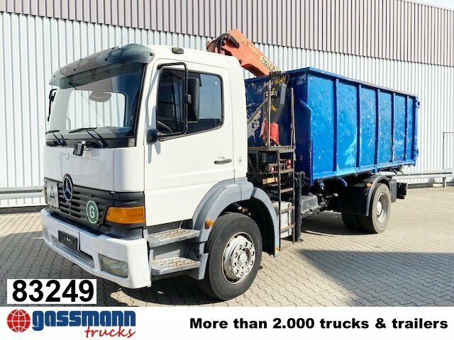 Mercedes-Benz Atego 1823 4x2 mit Kran Palfinger PK10500, - Kallurauto, Kraanaga veoauto: pilt 1 Mercedes-Benz Atego 1823 4x2 mit Kran Palfinger PK10500, - Kallurauto, Kraanaga veoauto: pilt 1