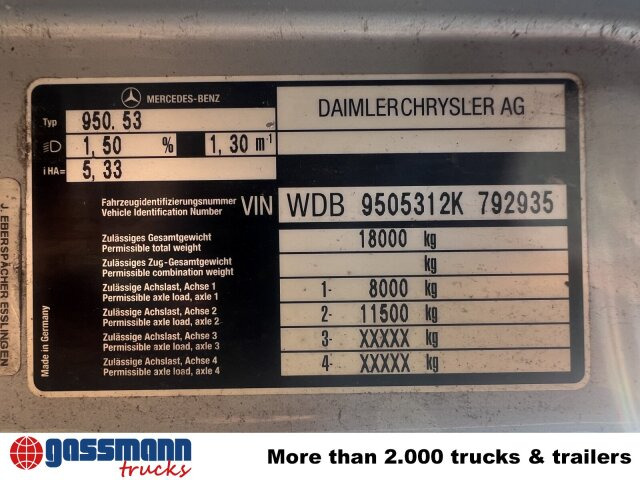 Mercedes-Benz Atego 1828 L 4x2, Rechtslenker, - Kabiinišassiiga veoauto: pilt 4 Mercedes-Benz Atego 1828 L 4x2, Rechtslenker, - Kabiinišassiiga veoauto: pilt 4