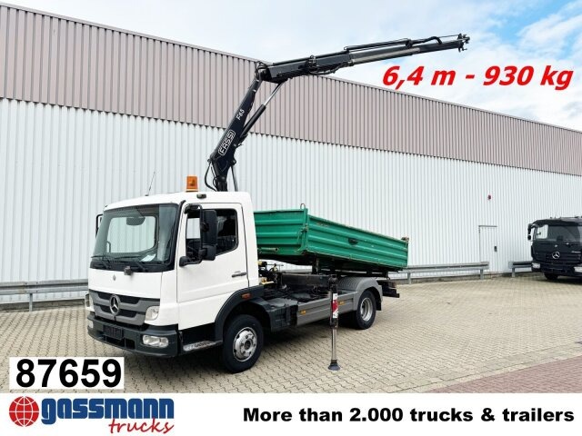 Mercedes-Benz Atego 918 KK 4x2, 2x AHK, Kran Fassi F65 - Kallurauto, Kraanaga veoauto: pilt 1 Mercedes-Benz Atego 918 KK 4x2, 2x AHK, Kran Fassi F65 - Kallurauto, Kraanaga veoauto: pilt 1