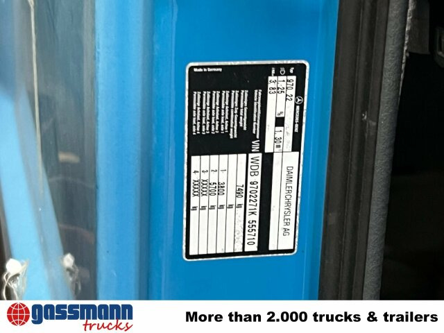 Mercedes-Benz Atego L-Fahrerhaus - Kabiin - Veoauto: pilt 5 Mercedes-Benz Atego L-Fahrerhaus - Kabiin - Veoauto: pilt 5