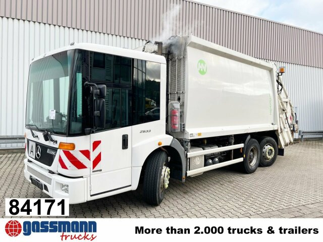 Mercedes-Benz Econic 2633 L/NLA 6x2/4, Lenkachse, - Prügiauto: pilt 1 Mercedes-Benz Econic 2633 L/NLA 6x2/4, Lenkachse, - Prügiauto: pilt 1